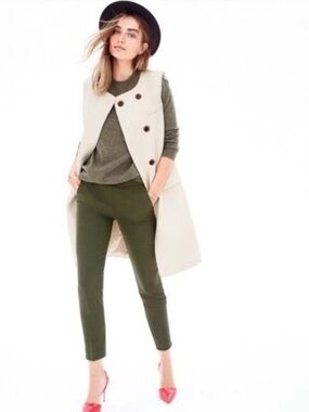 J.Crew Martie Pant in Cobalt Blue | Slim Ankle Crop | Stretch - Size Tall!